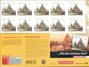 Booklet, Berlin Cathedral (built from 1884-1905), Germany, Federal Republic,  