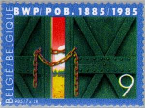 Stamp, Labour party, Belgium,  , Gates, Labour Organisations, Politics