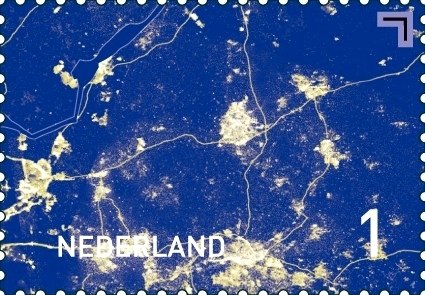 The enlightened stamp by Daan Roosegaarde