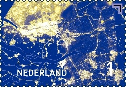 Stamp, The enlightened stamp by Daan Roosegaarde, Netherlands,  