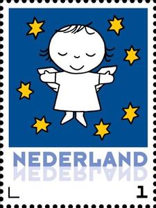 Stamp, Miffy, Netherlands,  , Drawings, Children