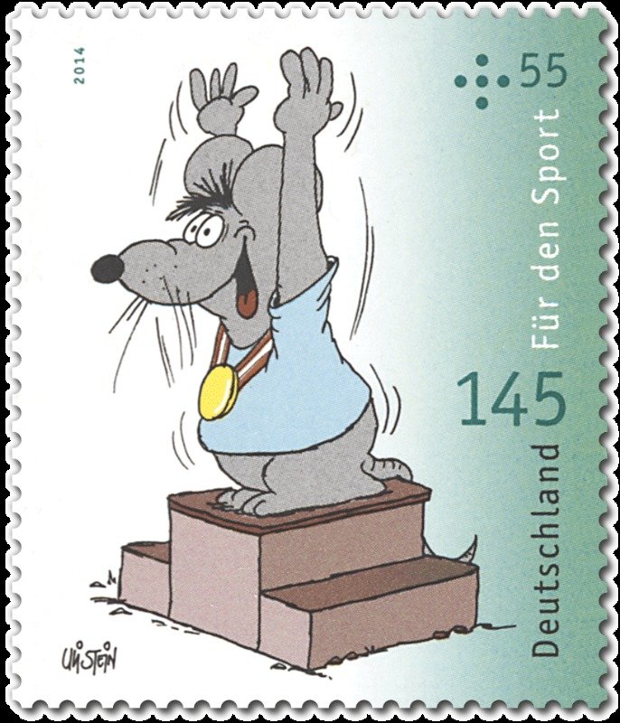 Uli Steins Mouse with gold medal