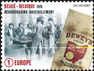 Stamp, Supply of the Central Kitchen in Brussels, Belgium,  