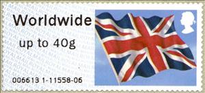 Stamp, Union Jack, United Kingdom of Great Britain & Northern Ireland,  , Flags