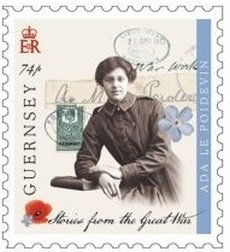 Stamp, Ada Le Poidevin, Guernsey,  , First World War