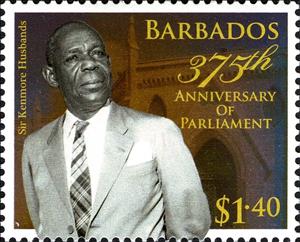 Stamp, Sir Kenmore Husbands, Barbados,  