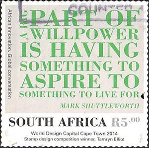 Stamp, Sentence of Mark Shuttleworht, South Africa,  , Graphic Artists