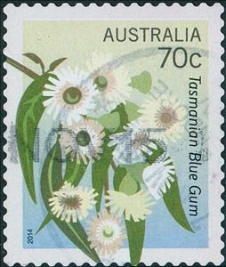 Stamp, Tasmanian Blue Gum, Australia,  