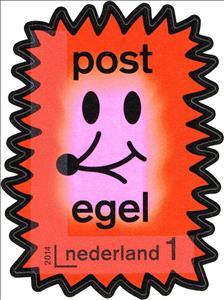 Stamp, Post Hedgehog, Netherlands,  , Stylized Animals, Drawings, Philately, Hedgehogs