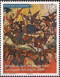 Stamp, Art, Andorra, French Administration,  
