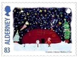 Stamp, Bright Lights and Decorations, Alderney,  , Christmas