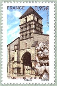 Stamp, Aire-sur-l'Adour, France,  