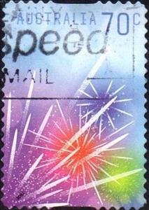 Stamp, Fireworks, Australia,  