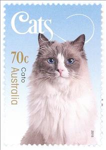 Stamp, Cato, Australia,  , Cats