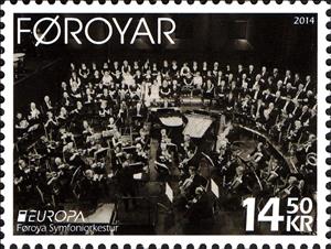 Stamp, EUROPA / C.E.P.T.: National Music instruments, Faroe Islands,  , C.E.P.T.