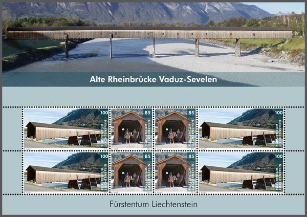 Alte Rheinbrücke' between Vaduz and Sevelen