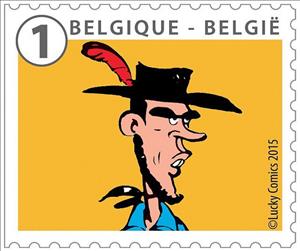 Stamp, Jesse James, Belgium,  , Comics