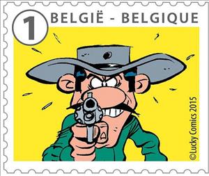 Stamp, Joe Dalton, Belgium,  , Comics