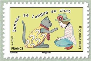 Stamp, To throw in the sponge, France,  