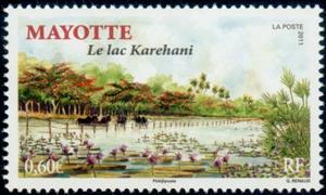 Stamp, Dziani Karihani, Mayotte,  