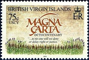 Stamp, Text, British Virgin Islands,  