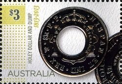 Holey Dollar $3 Foiled