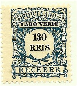 Stamp, Numeral, Cabo Verde,  