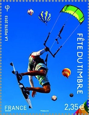Festival stamp 2013 - The stamp celebrates the air