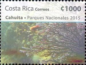 Stamp, Cahuita, Costa Rica,  , National Parks