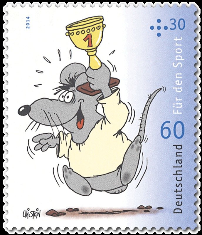 Uli Steins Mouse with trophy