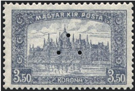 Parliament Building, triangular punching
