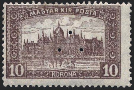 Parliament Building, triangular punching
