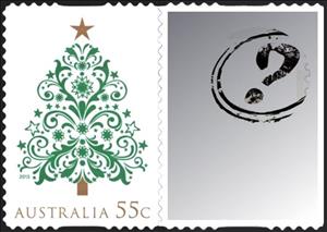 Stamp, Light Tree, Australia,  , Trees, Christmas