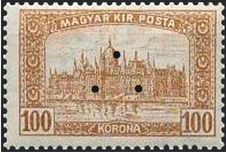 Parliament Building, triangular punching
