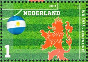 Stamp, WK 1978 Argentina, Netherlands,  , Sport, Heraldic Animals, Football (Soccer)