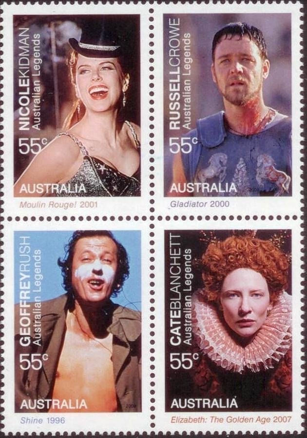 Australian Legends - Screen (Block of 4)