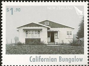 Stamp, Californian Bungalow, New Zealand,  , Building Industry
