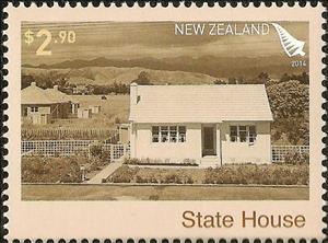 Stamp, State House, New Zealand,  , Building Industry