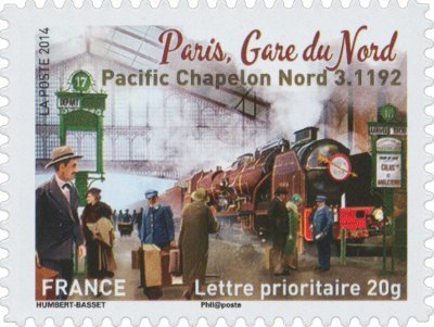 Paris, Gare du Nord 6 Pacific Chapelon Nord 3.1192