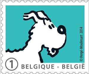 Stamp, Snowy, Belgium,  , Cartoons