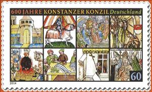 Stamp, Symbols of Conference, Germany, Federal Republic,  , Religion