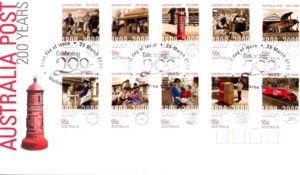 First Day Cover, Australia Post 200 Years, Australia,  