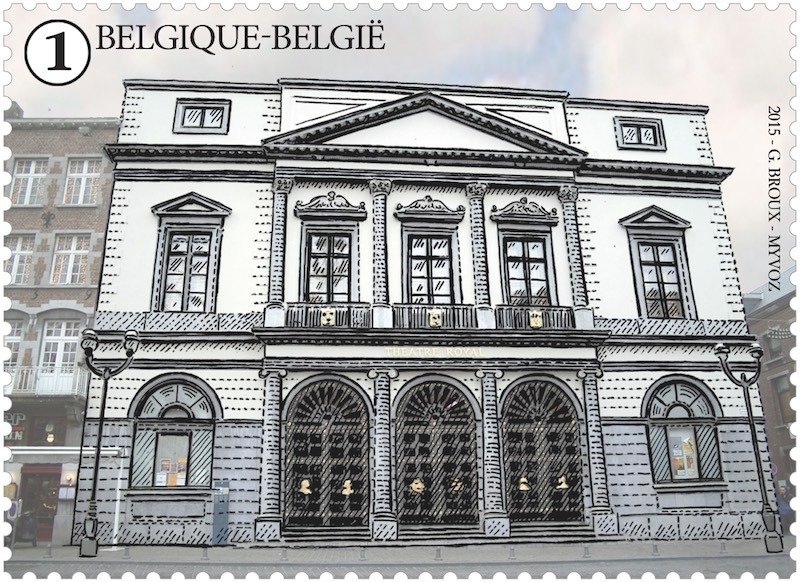Grand Place of Mons: Royal Theatre