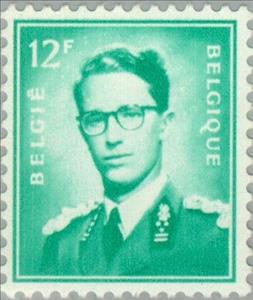 Stamp, King Baudouin, Belgium,  , Heads of State, Uniforms, Kings
