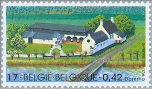 Stamp, Farms, Belgium,  , Agriculture, Farmhouses