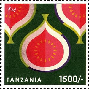 Stamp, Fig, Tanzania,  , Fruits, Plants (Flora)