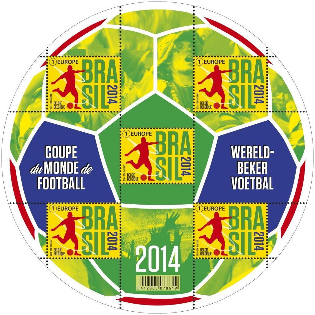 Sheet Football World Cup Brazil
