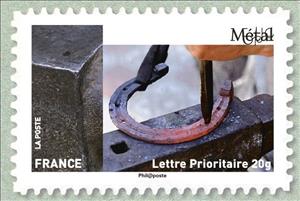 Stamp, Métal, France,  