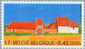 Stamp, Farms, Belgium,  , Agriculture, Farmhouses