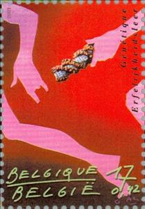 Stamp, Millennium, Belgium,  , Special Occasions, Science, Millennium, Discoveries